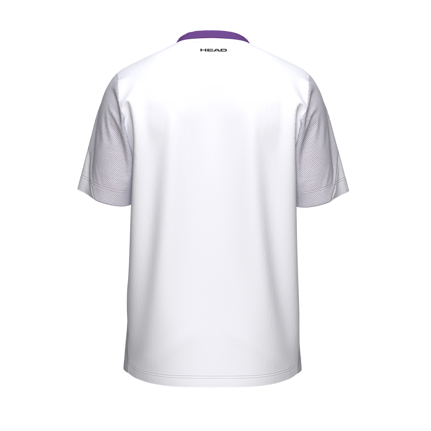 Camiseta Head Slice Blanco/Morado 2026