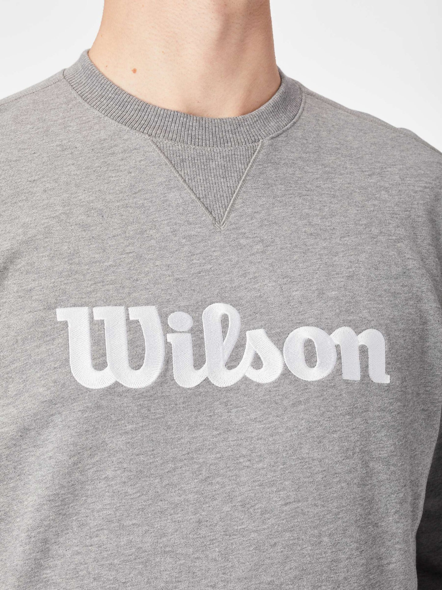 Sudadera hombre Wilson Team Crewneck Gris