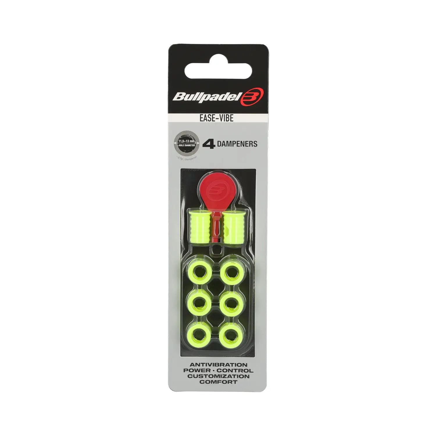 Antivibradores Bullpadel Ease Vibe Amarillo Azufre Fluor - CenterSportLine