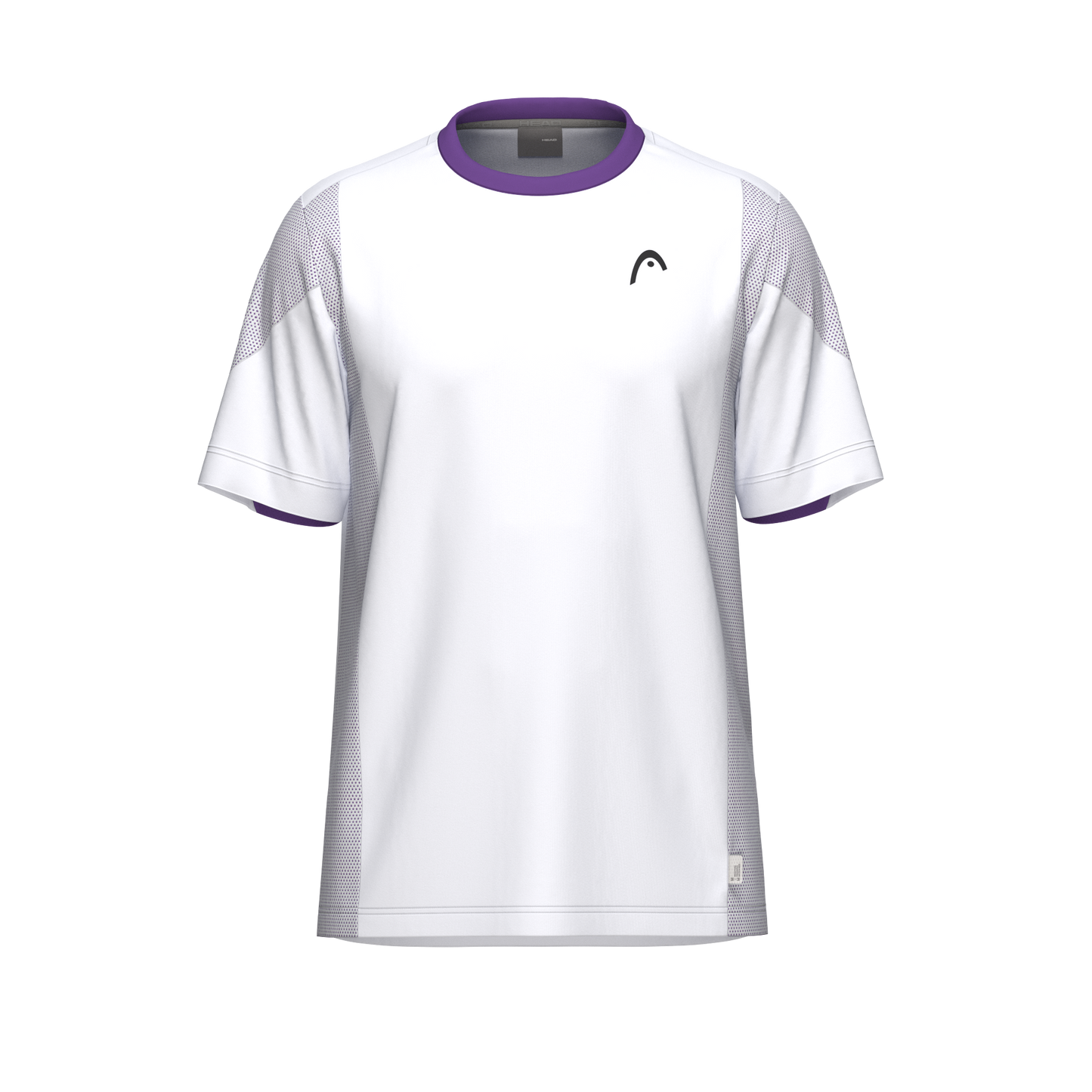 Camiseta Head Slice Blanco/Morado 2026