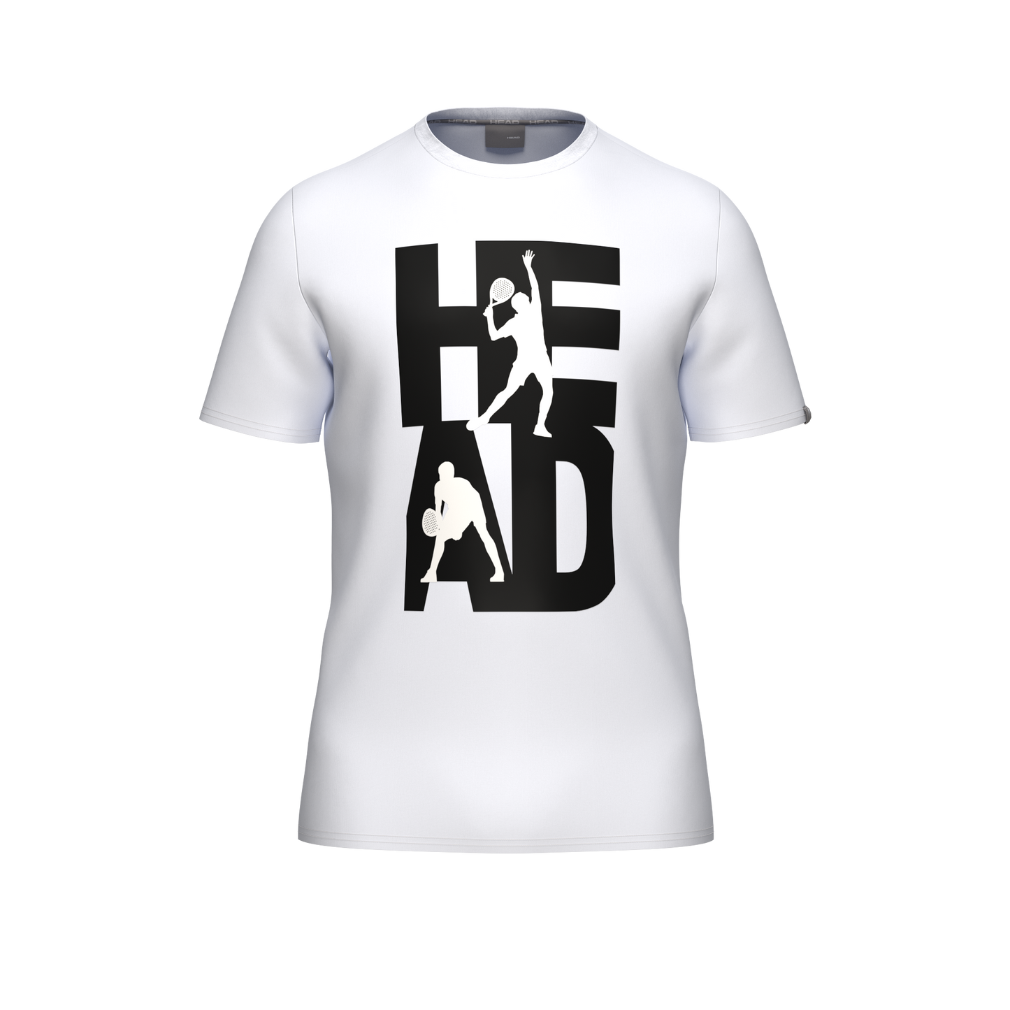 Camiseta Head Vision Blanco/Negro 2026