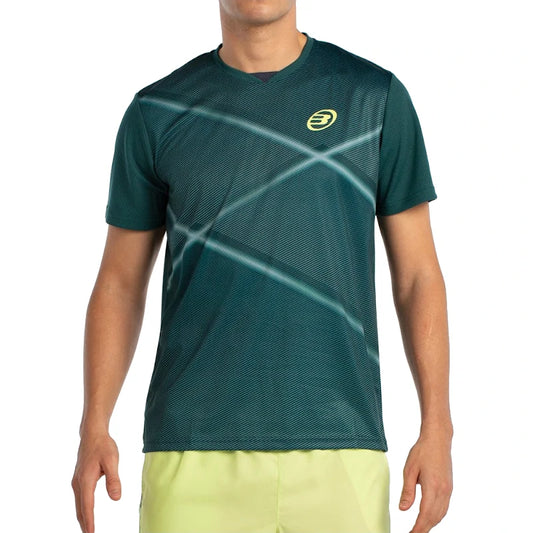 Camiseta Bullpadel Ladra Verde Oscuro 2025