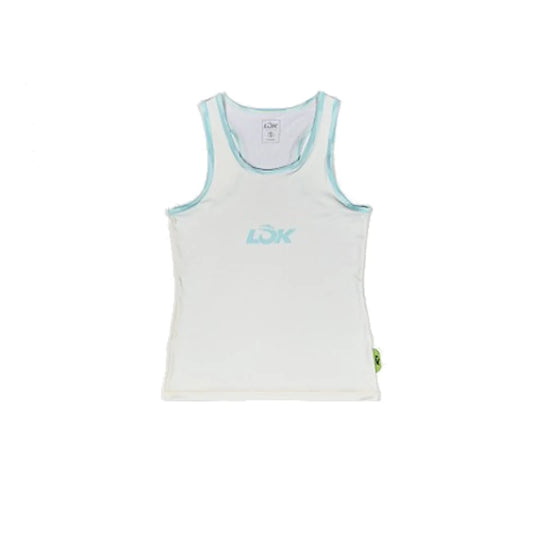 Camiseta Lok Woman Edgeray Tank Blanco Apagado