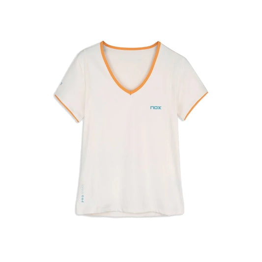 Camiseta Nox Pro Mujer Vainilla-Hielo