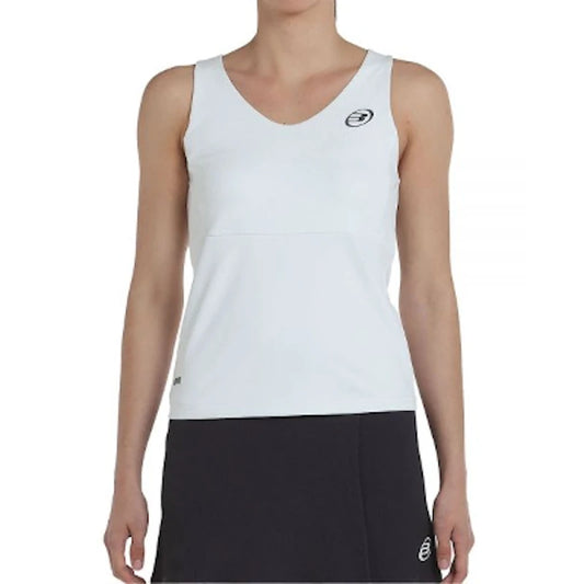 Camiseta Sin Mangas Bullpadel Porru Blanco