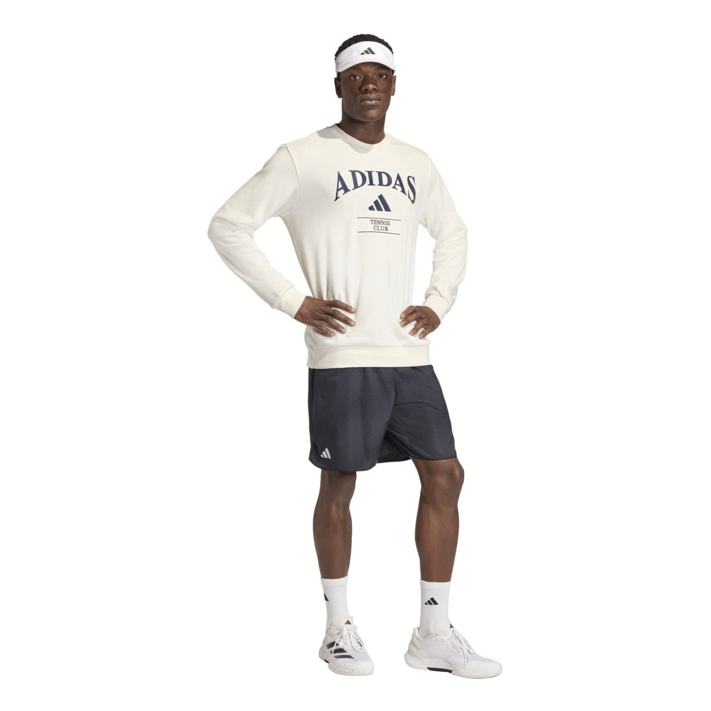 Sudadera Adidas HRTG TNS G Chalk White/Dark Blue