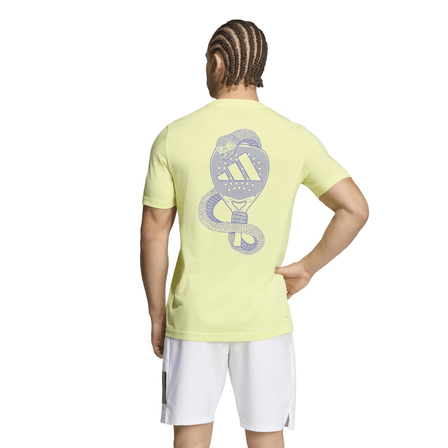 Camiseta Adidas Padel G T Amarillo/Azul 2026