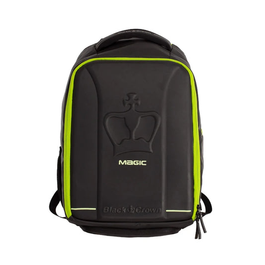 Mochila Black Crown Magic Negro/Amarillo Fluor 2025