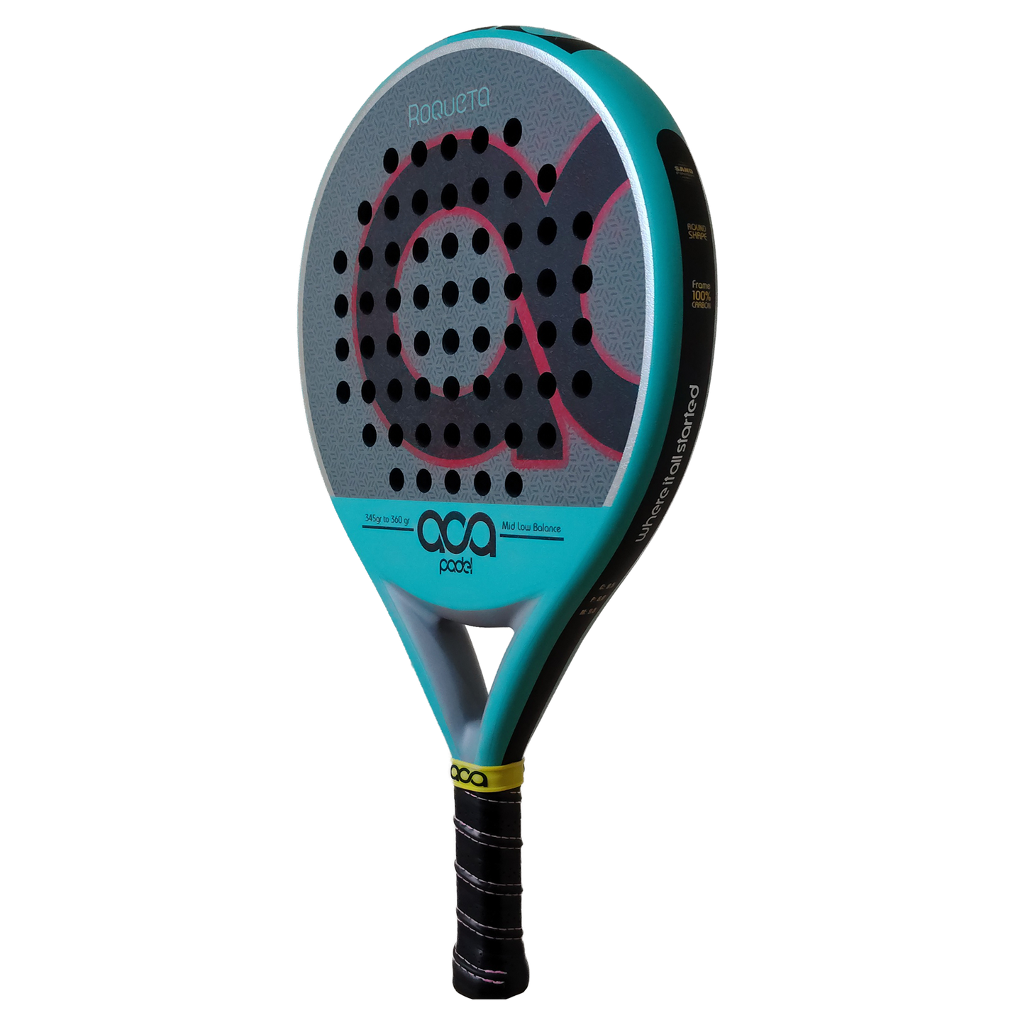 Aca Padel Roqueta Turquesa/Rosa 2026