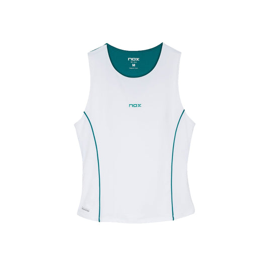 Camiseta Tirantes Pro Blanca/Verde Ivy 2026