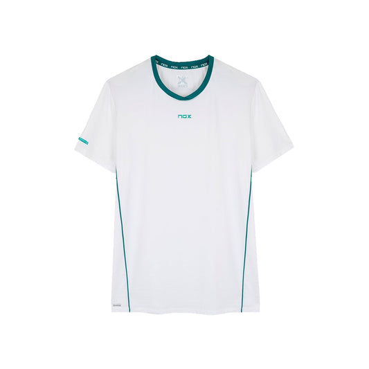 Camiseta Hombre Nox Pro Blanco/Verde Ivy 2026