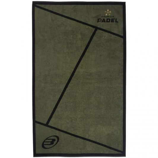 Toalla Bullpadel Premier Padel 100×50 Kaki/Negro