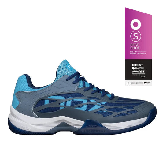 Zapatillas Nox AT10 Lux Piedra/Azul Bonnie