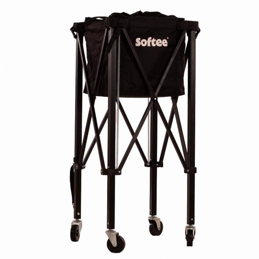 Carro Portapelotas Softee Negro - CenterSportLine
